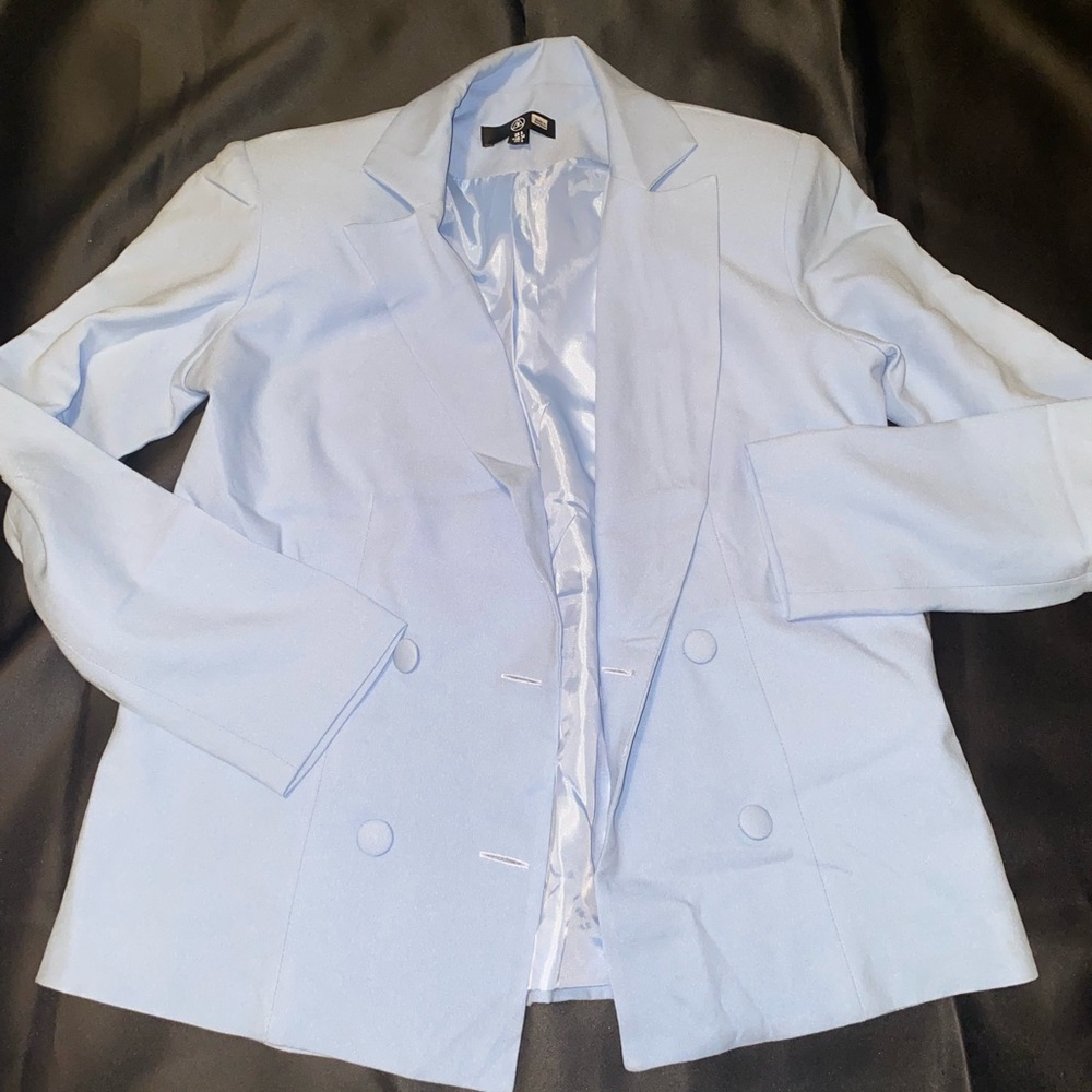 Baby blue blazer